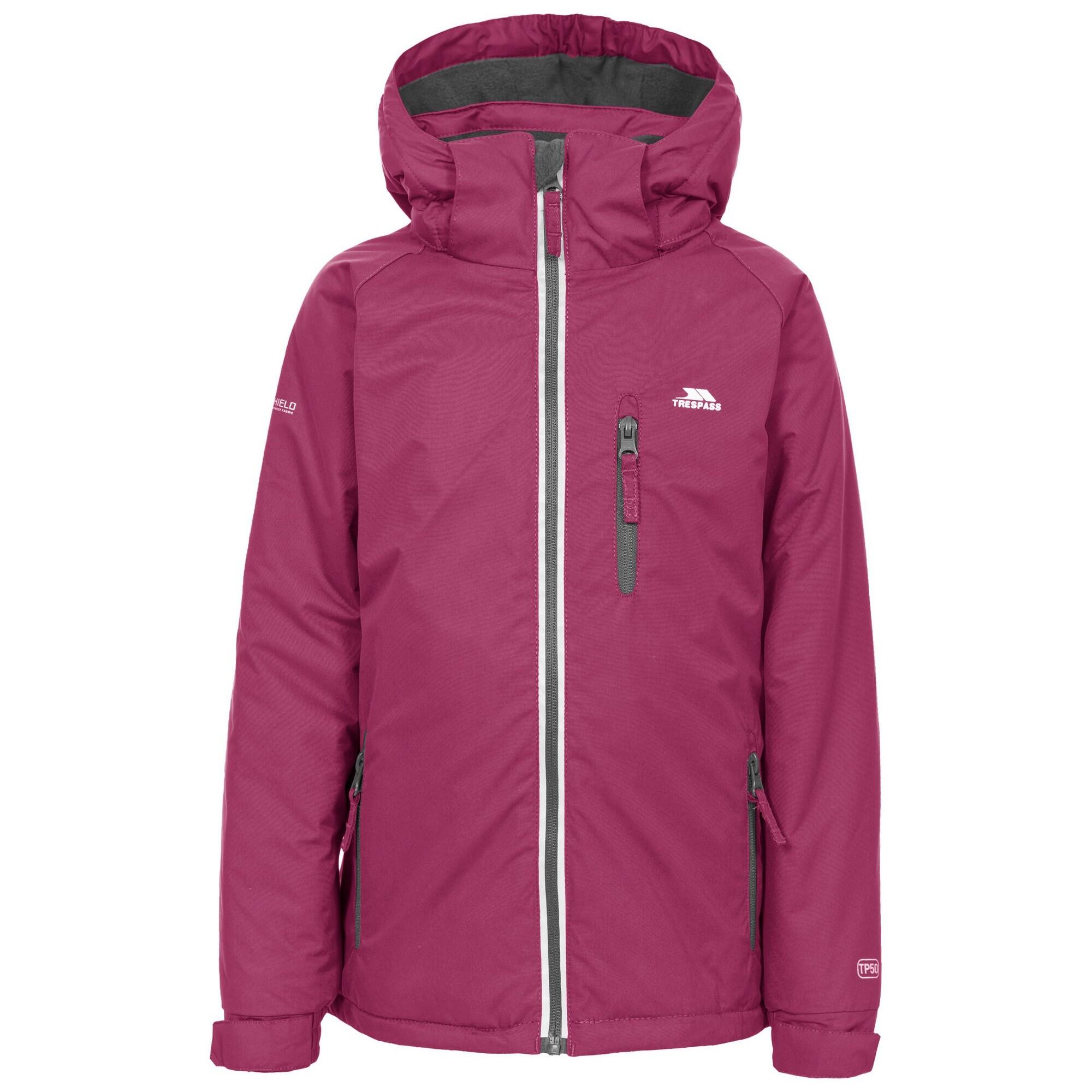TRESPASS Childrens/Kids Cornell II TP50 Jacket (Berry)