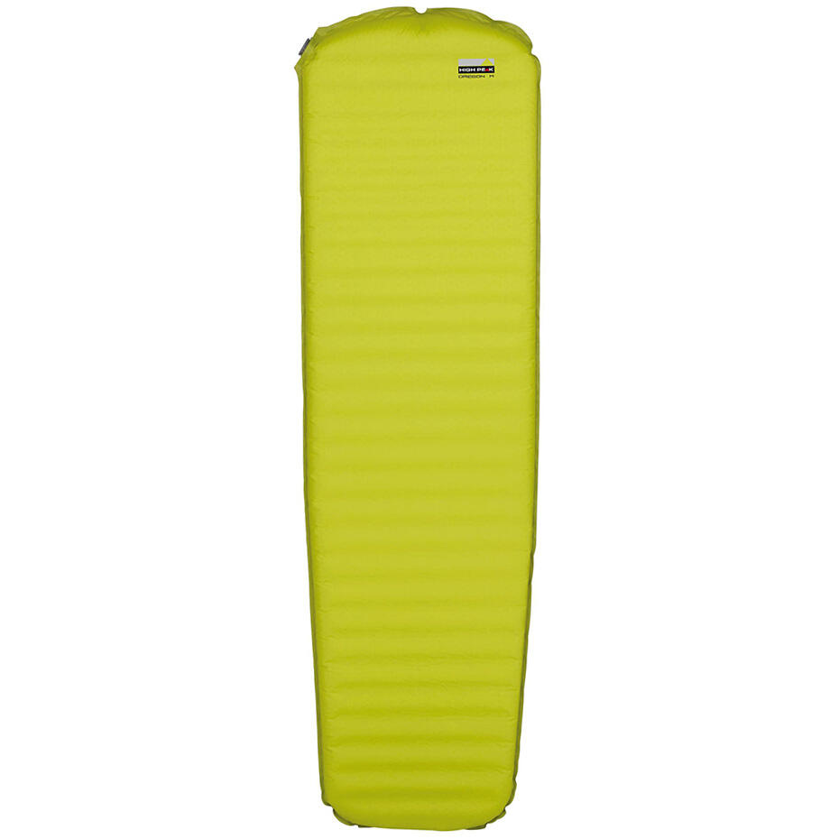 Mata samopompująca trekkingowa dla dorosłych High Peak Oregon M 180x50x5 zielona