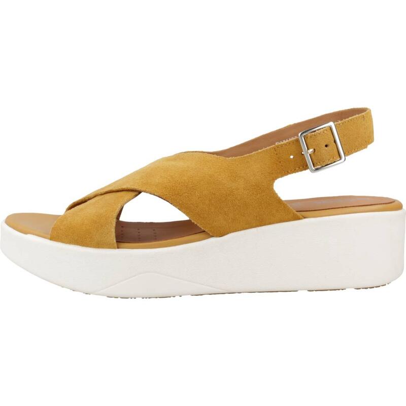 Sandalias Mujer Geox D Laudara B Amarillo