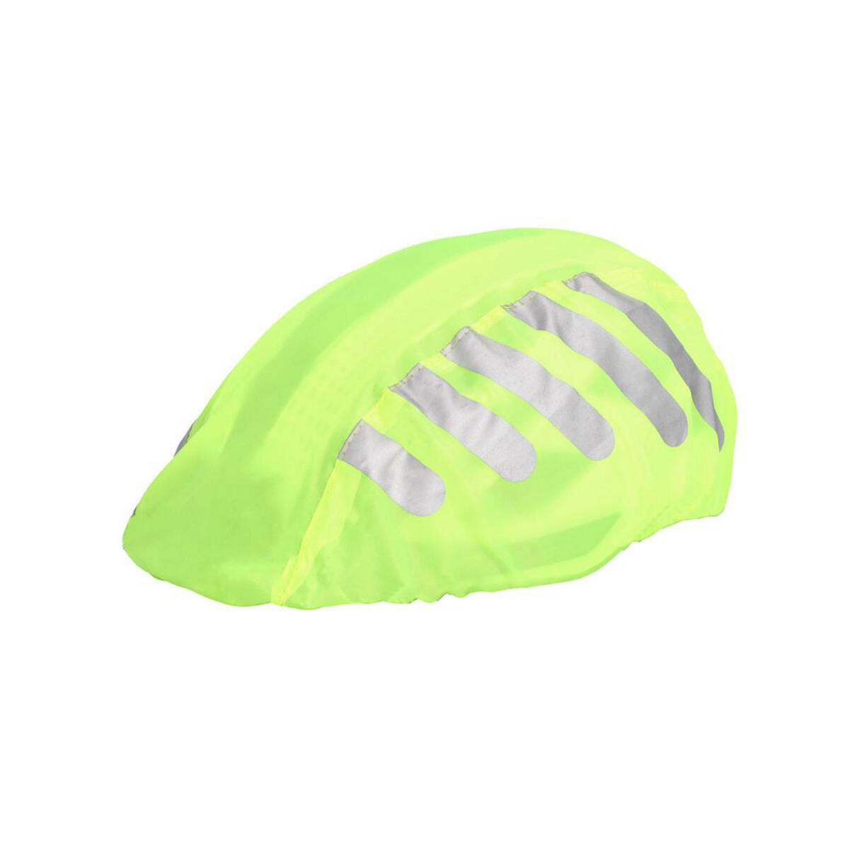 FISCHER BIKE FISCHER Regenschutz für Helme - neongelb, mit Reflektoren