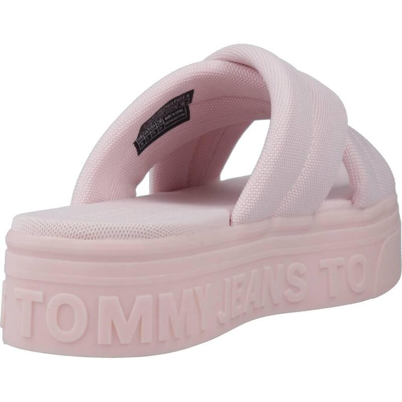 Sandalias Mujer Tommy Jeans Fltfrm Sandal Rosa