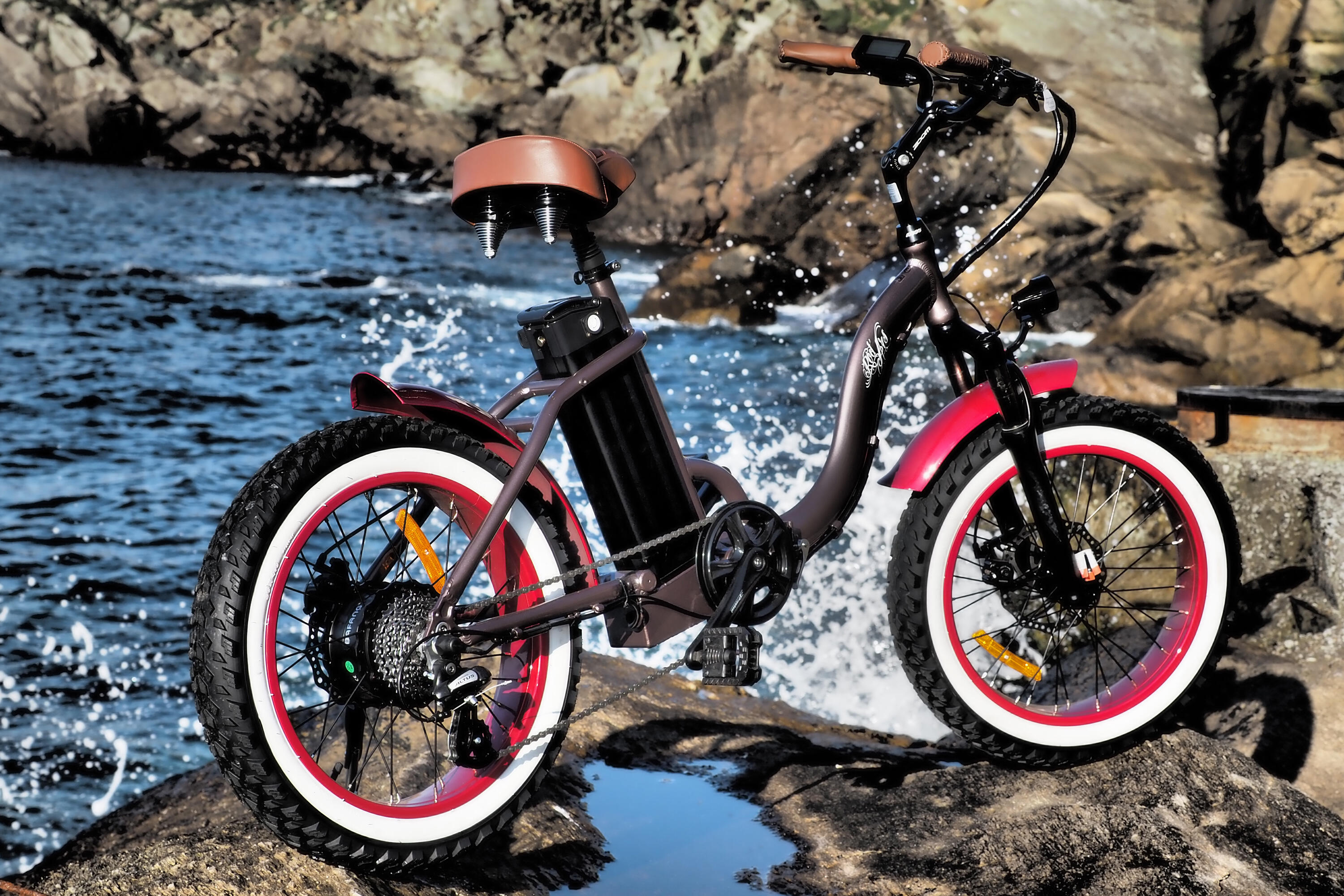 Calipso (480Wh/48V) - Bici Eléctrica Plegable Urbana Fatbike 20 pulgadas 6/6