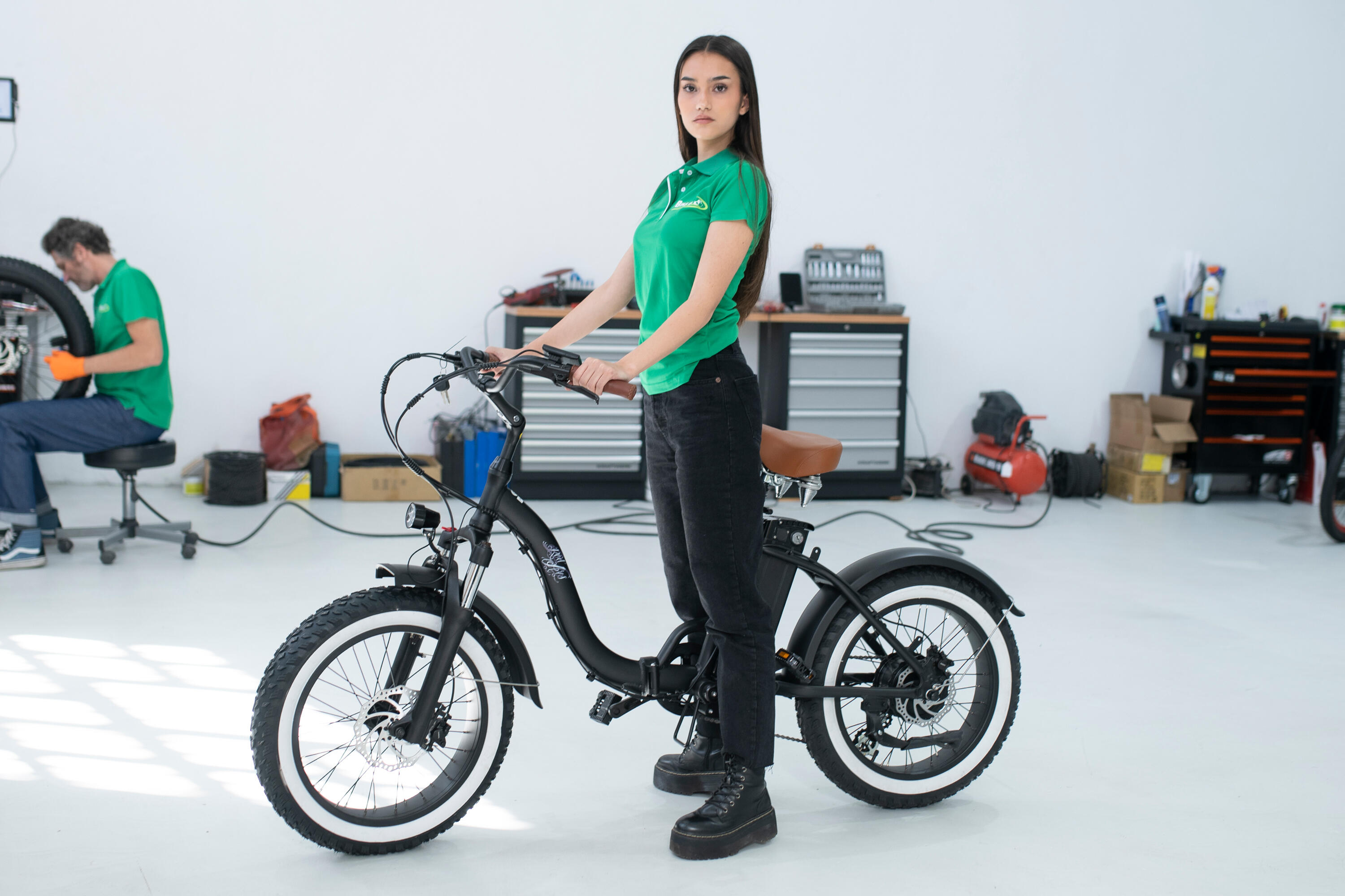 Calipso (480Wh/48V) - Bici Eléctrica Plegable Urbana Fatbike 20 pulgadas 4/6