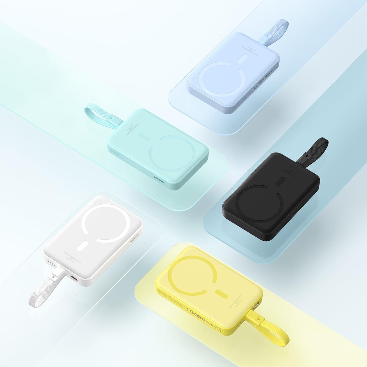 Baseus Power Bank Magnetico 10000mAh 30W con Cavo USB-C Integrato 7/7