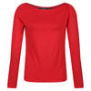 Dames Lakeisha Tshirt met lange mouwen (Rood Miami)