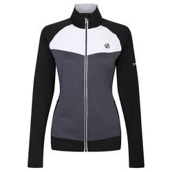 Dames Elation II Core Stretch Gerecycleerde Fleece (Zwart/Wit)