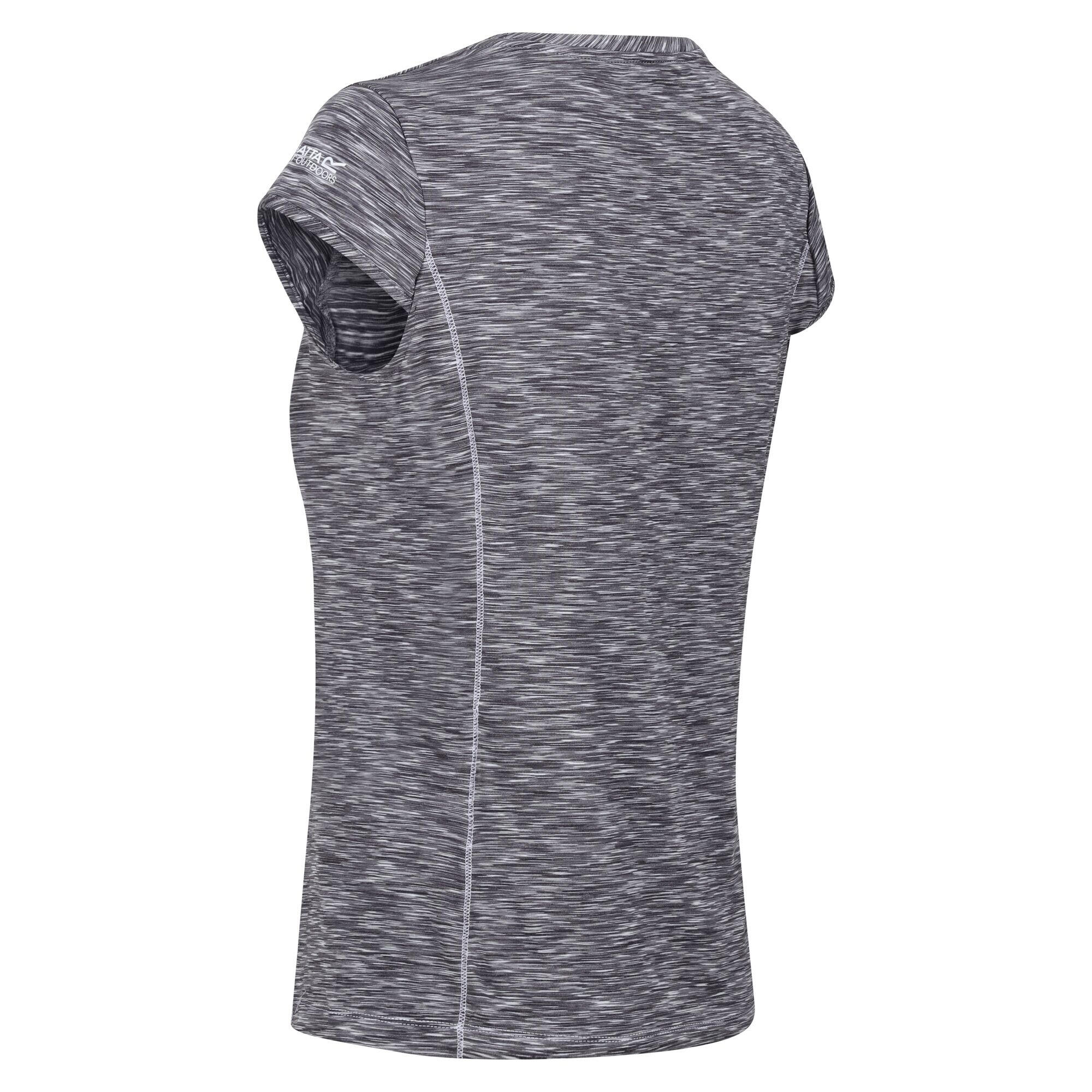 Tshirt HYPERDIMENSION Femme (Gris Phoque) 3/4