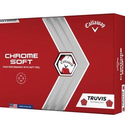 Doos met 12 Callaway Chrome Soft Truvis-golfballen