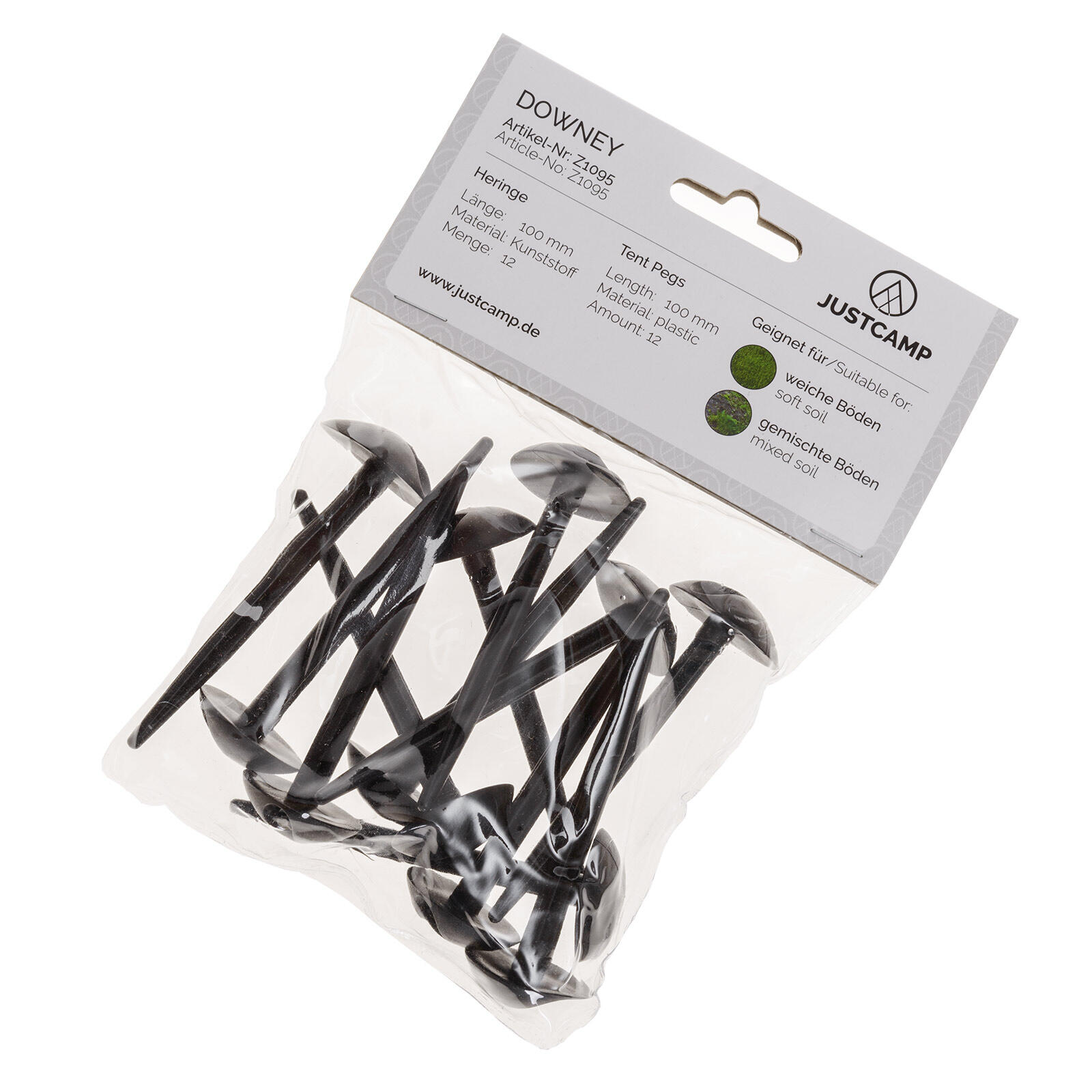Zelt-Heringe Kunststoff Downey 10 cm [12 Stück] 5/7