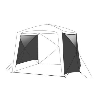 Seitenwände für qeedo Quick Hub Square Pavillon Camping