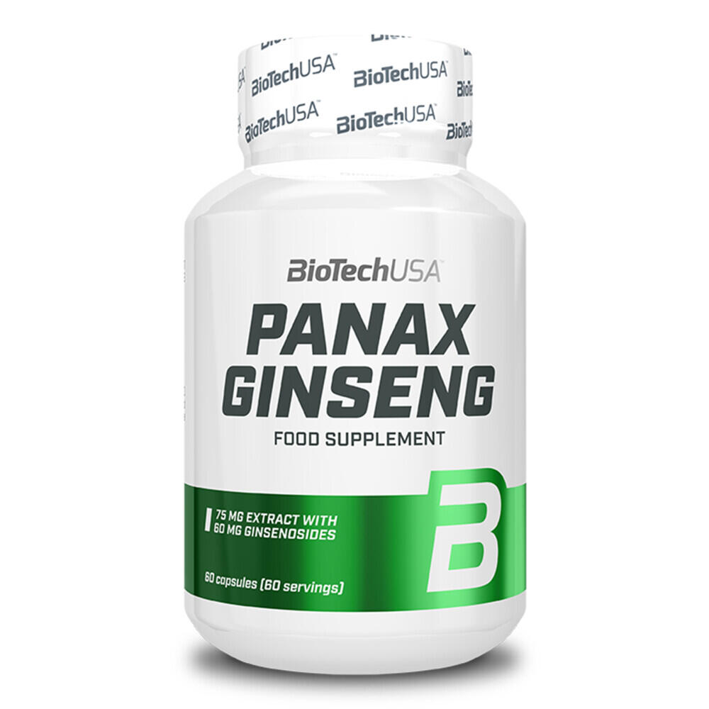 Panax Ginseng - 60 Capsules Biotech USA