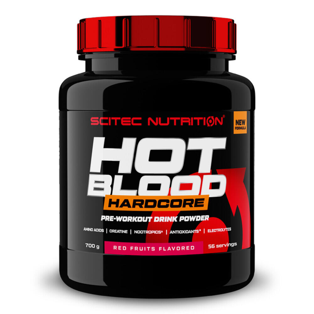 SCITEC NUTRITION Pré-treino Hot Blood Hardcore 700g Fruta - Scitec Nutrition