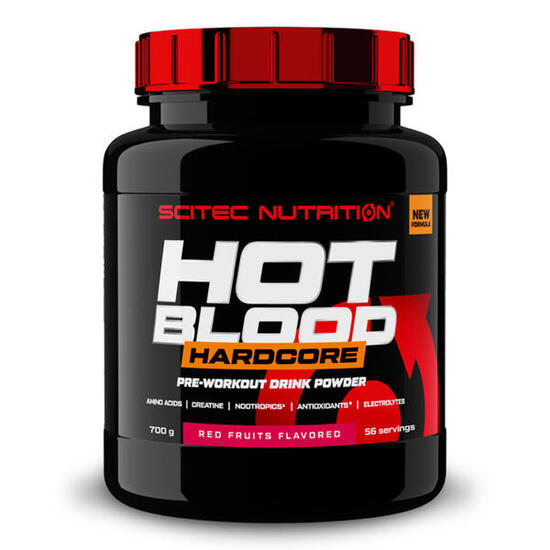 Pre-workout - Hot Blood Hardcore - Fruits Rouges