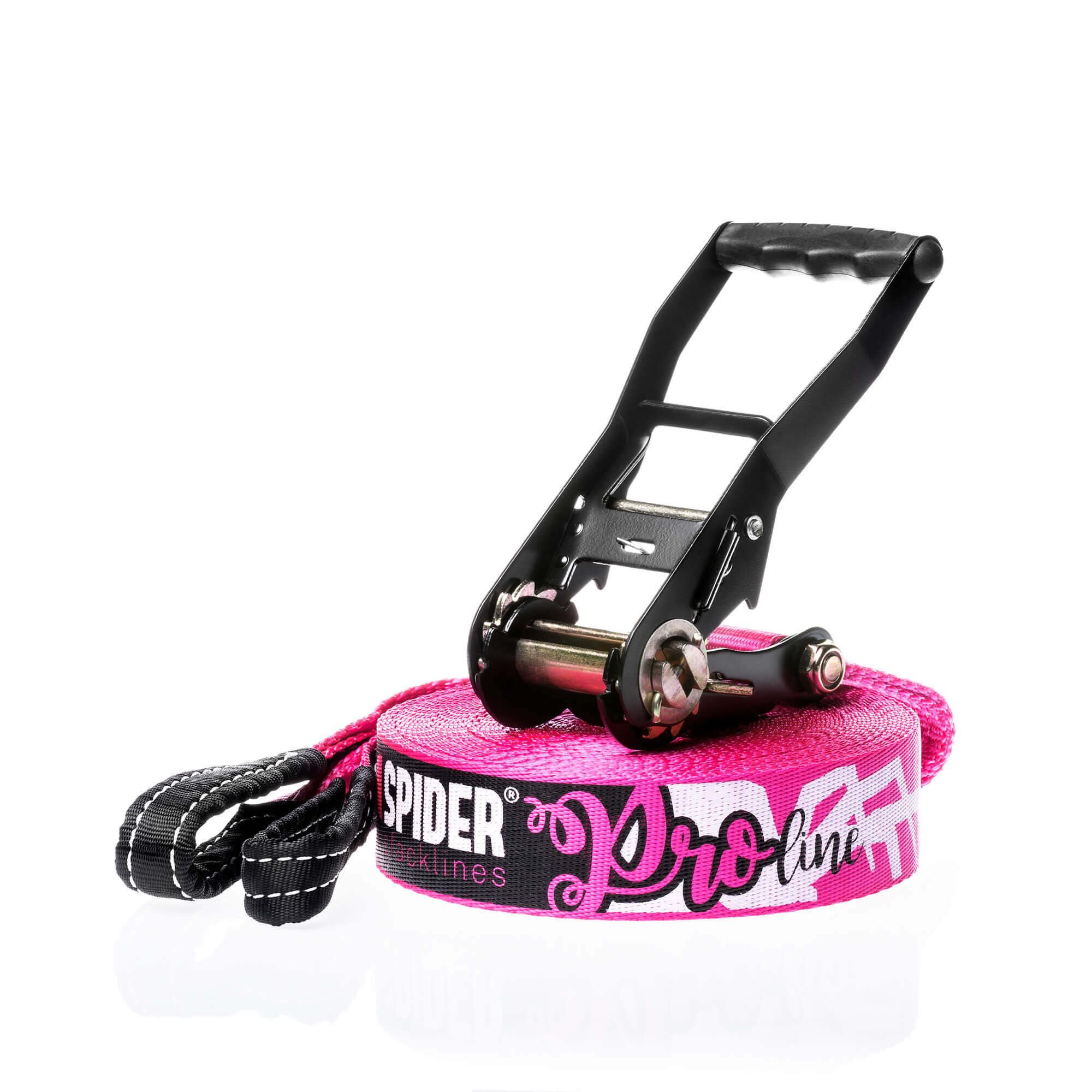 SPIDER Slackline Pro 20m - Kit Completo per Salti e Freestyle