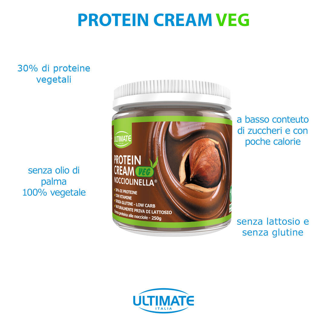 Alimento - PROTEIN CREAM VEG NOCCIOLINELLA - 250g 6/7