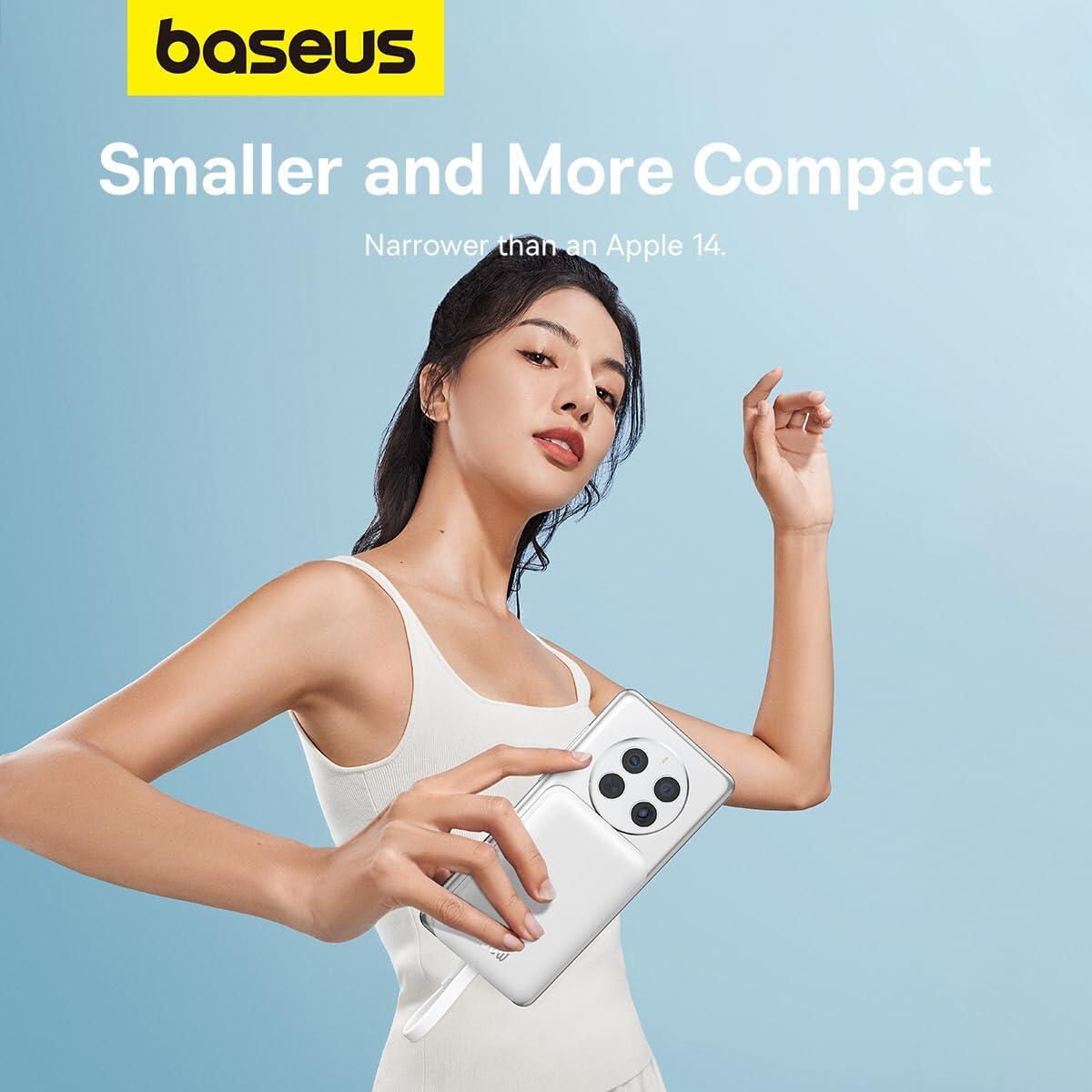 Baseus Power Bank Magnetico 10000mAh 30W con Cavo USB-C Integrato 2/7