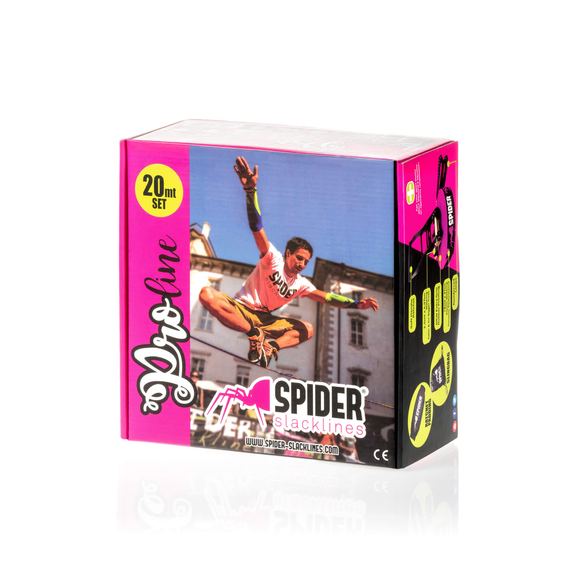 Slackline Pro 20m - Komplettset für Sprünge und Freestyle 2/7