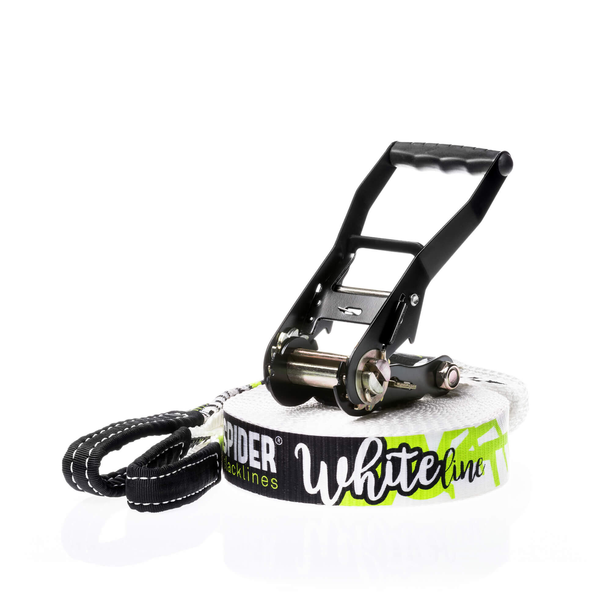 SPIDER Kit Slackline 15m per Principianti - White Line Completo