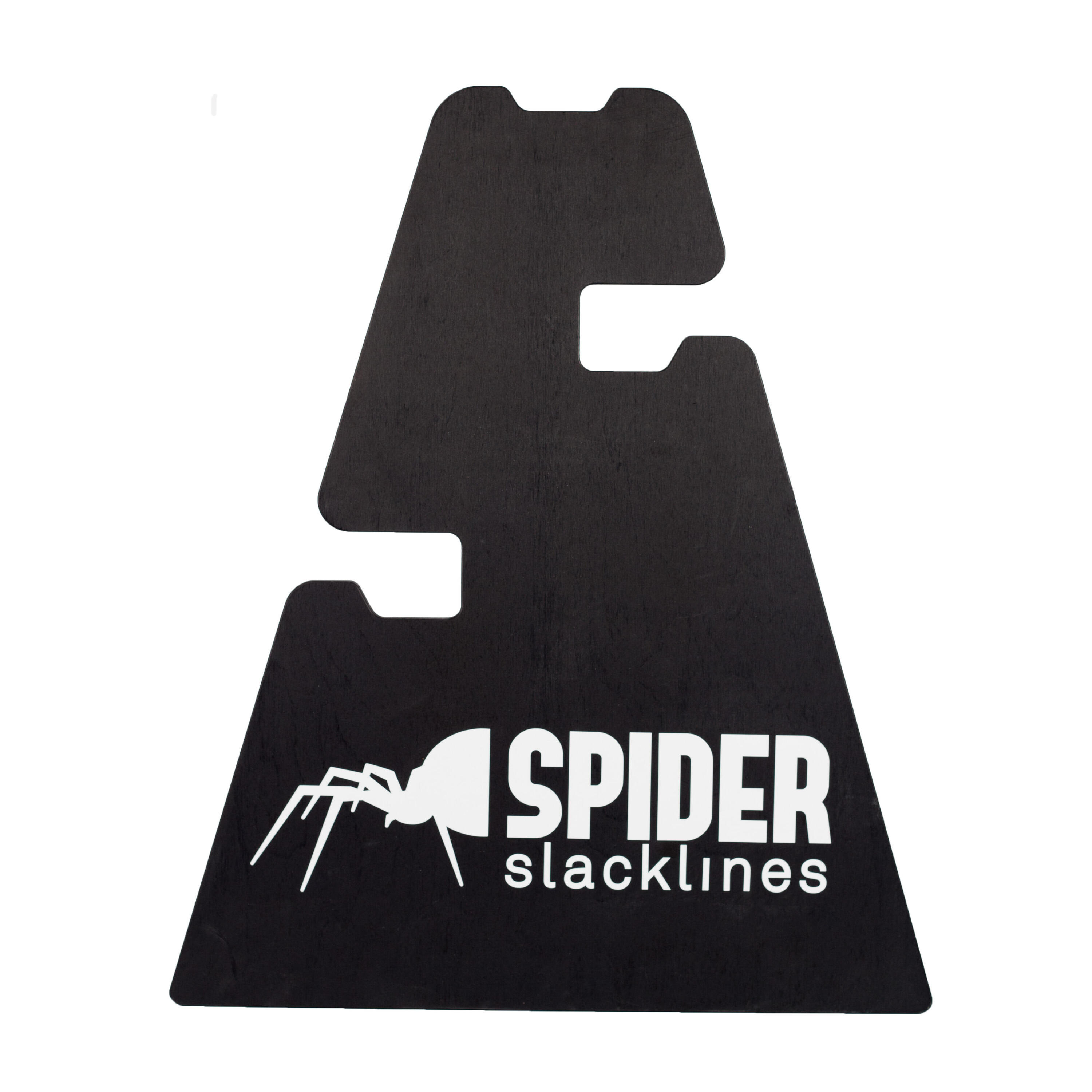 SPIDER Cavalletto Slackline in Legno Nero - 3 Altezze Regolabili 30/50/70cm