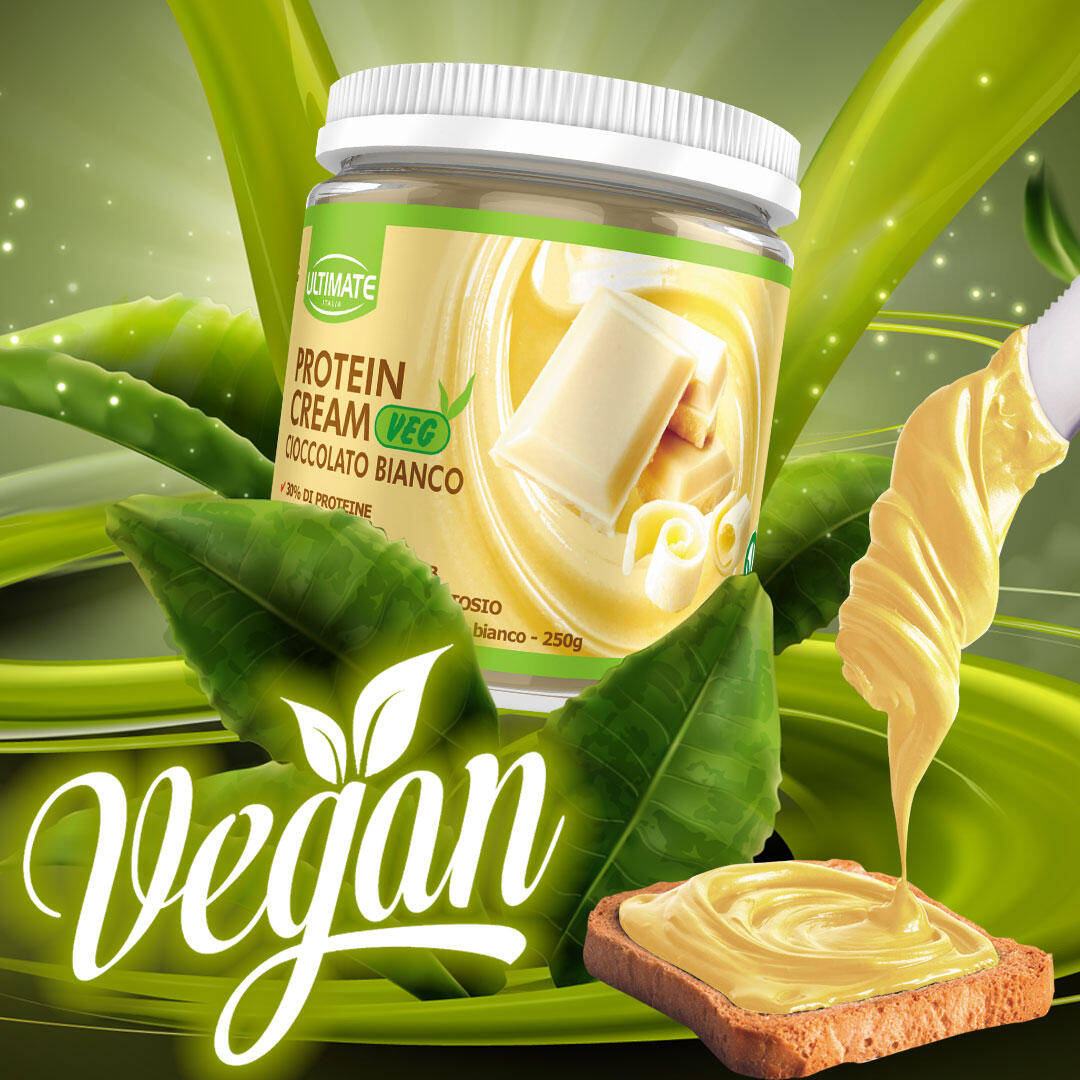 Alimento - PROTEIN CREAM VEG CIOCCOLATO BIANCO - 250g 7/7