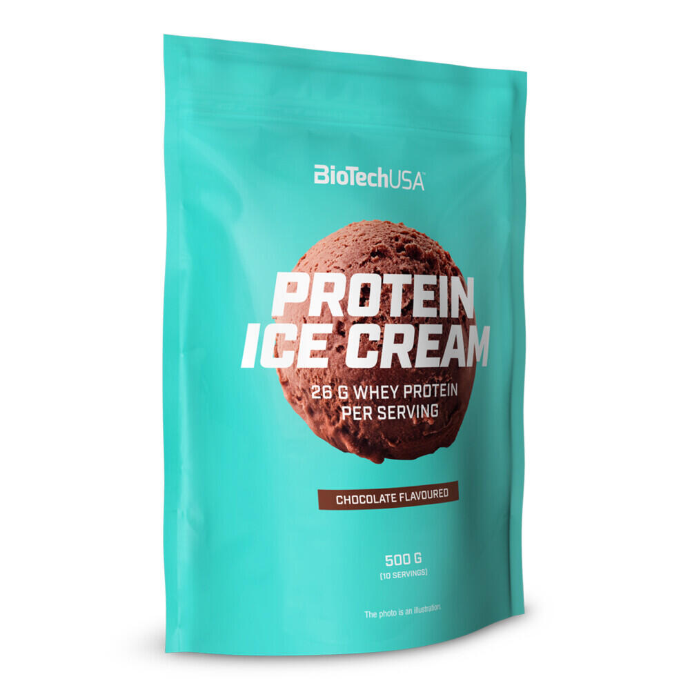 BIOTECHUSA Sobremesas | Gelado de proteínas (500g) | Chocolate