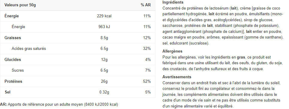 BioTechUSA Protein Ice Cream 500 gr 2/5