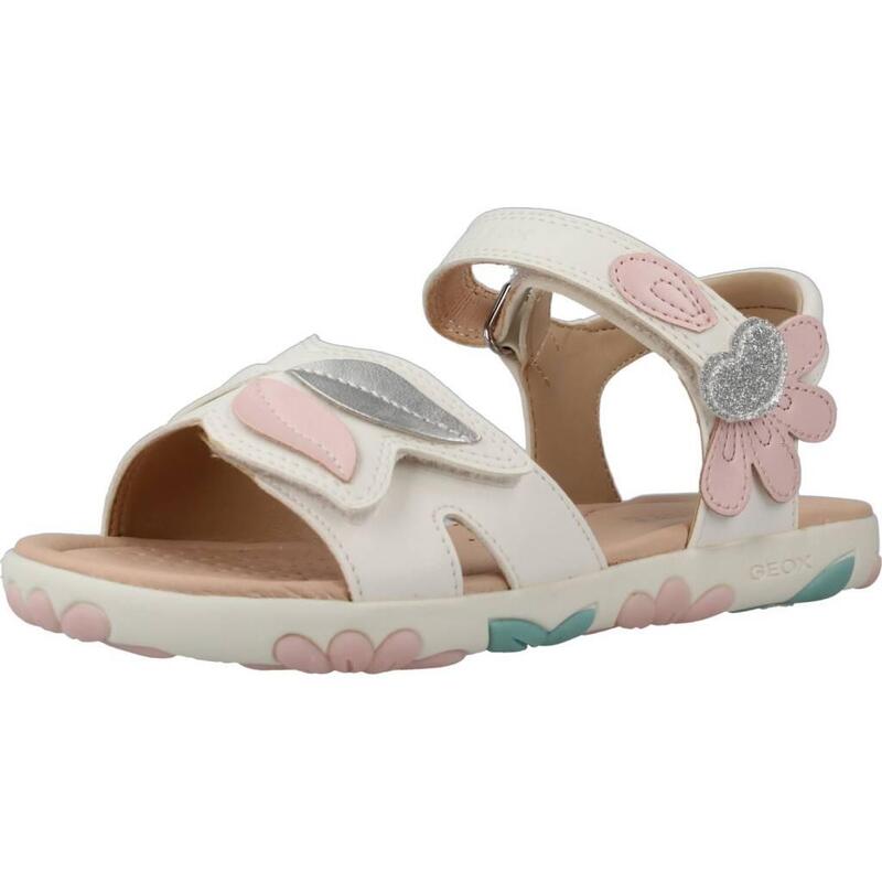 Sandalias Niña Geox J Sandal Haiti Girl Blanco