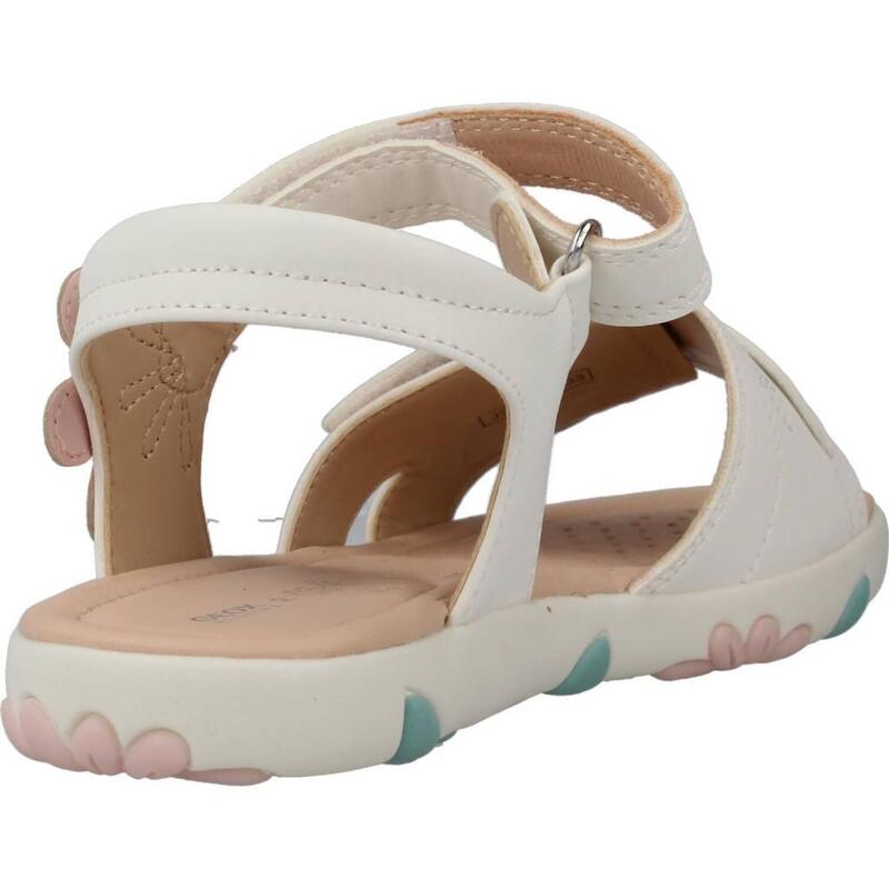 Sandalias Niña Geox J Sandal Haiti Girl Blanco