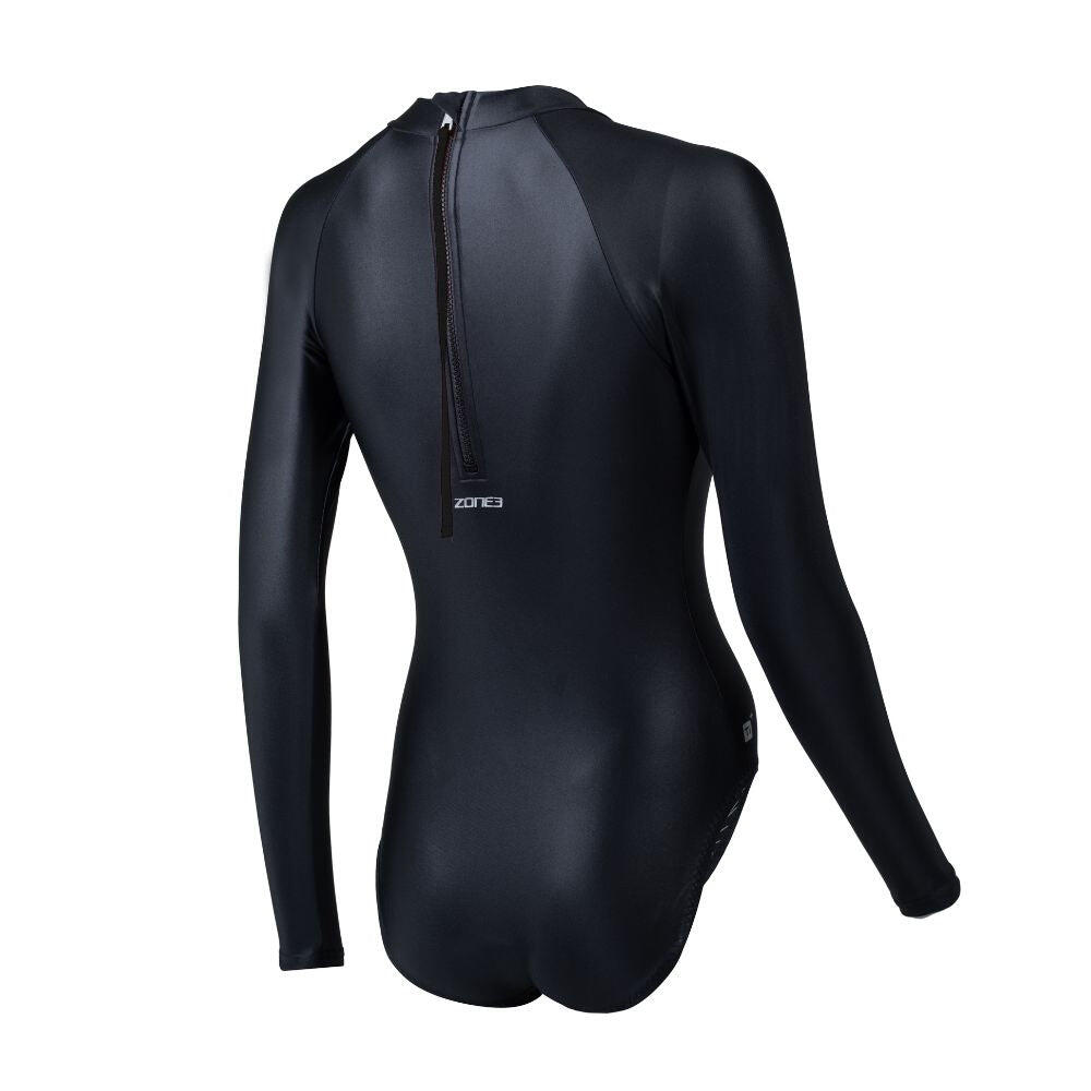 Maiô feminino ZONE3 OWS Ti+ térmico com gola alta e alças finas 2/5