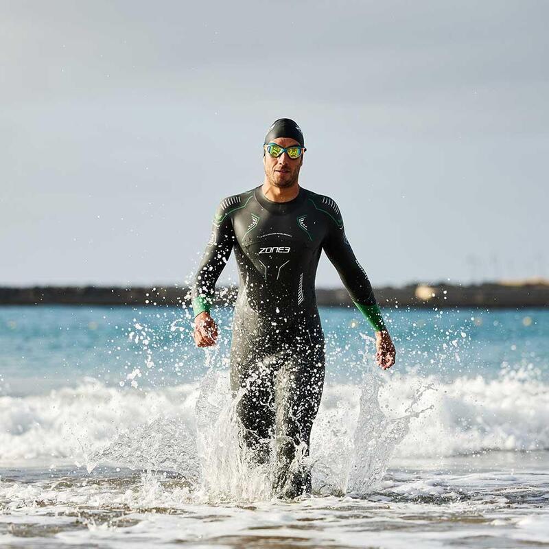 Traje de neopreno de triatlón para hombre ZONE3 Terraprene® Vision