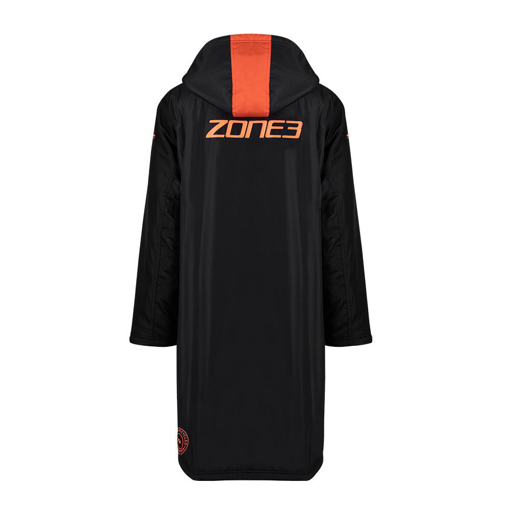 Zone3 Parka reciclada - Negro/Naranja 2/7