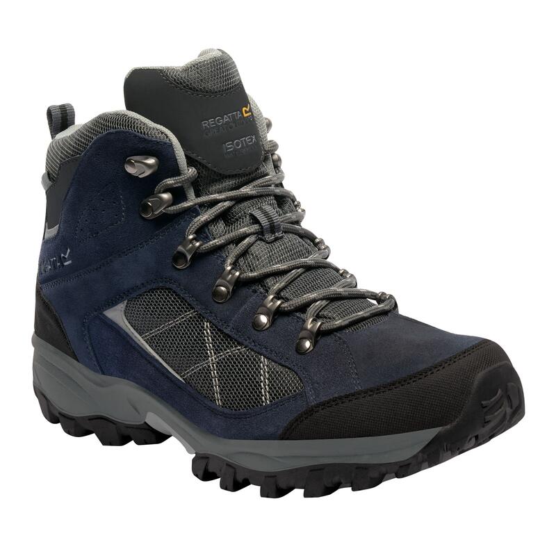 Clydebank Heren Hiking Wandelschoenen - Marineblauw / grijs