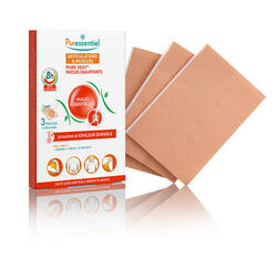 Patchs Pure Heat | Sensation de Chaleur | Apaisant & Décontractant | 3 patchs