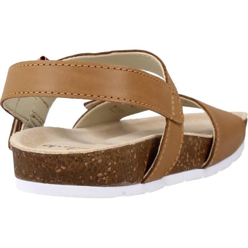 Sandalias Niña Clarks River Sand K Marron Claro