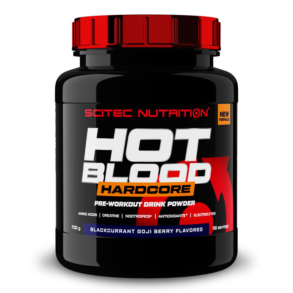 SCITEC NUTRITION Pre-workout - Hot Blood Hardcore - Ribes Nero e Bacche di Goji
