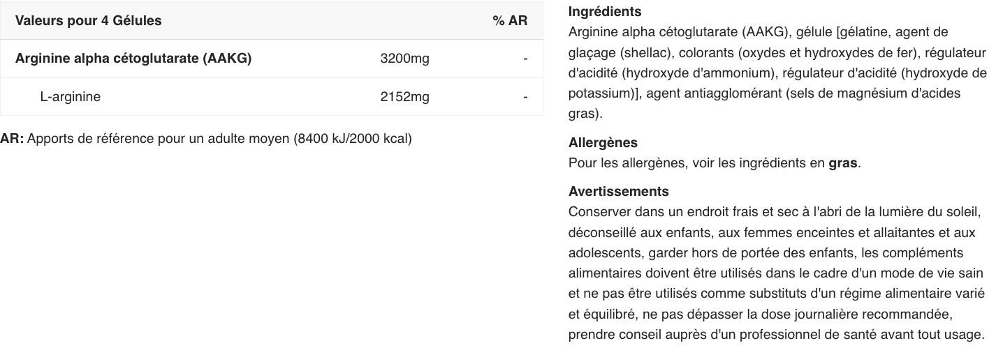 AAKG - 100 Cápsulas Scitec Nutrition 2/5