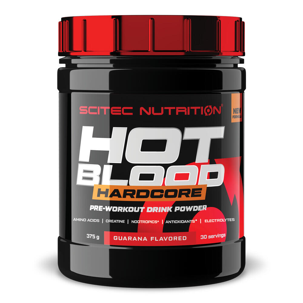 SCITEC NUTRITION Hot blood hardcore - 375g Guarana da Scitec Nutrition
