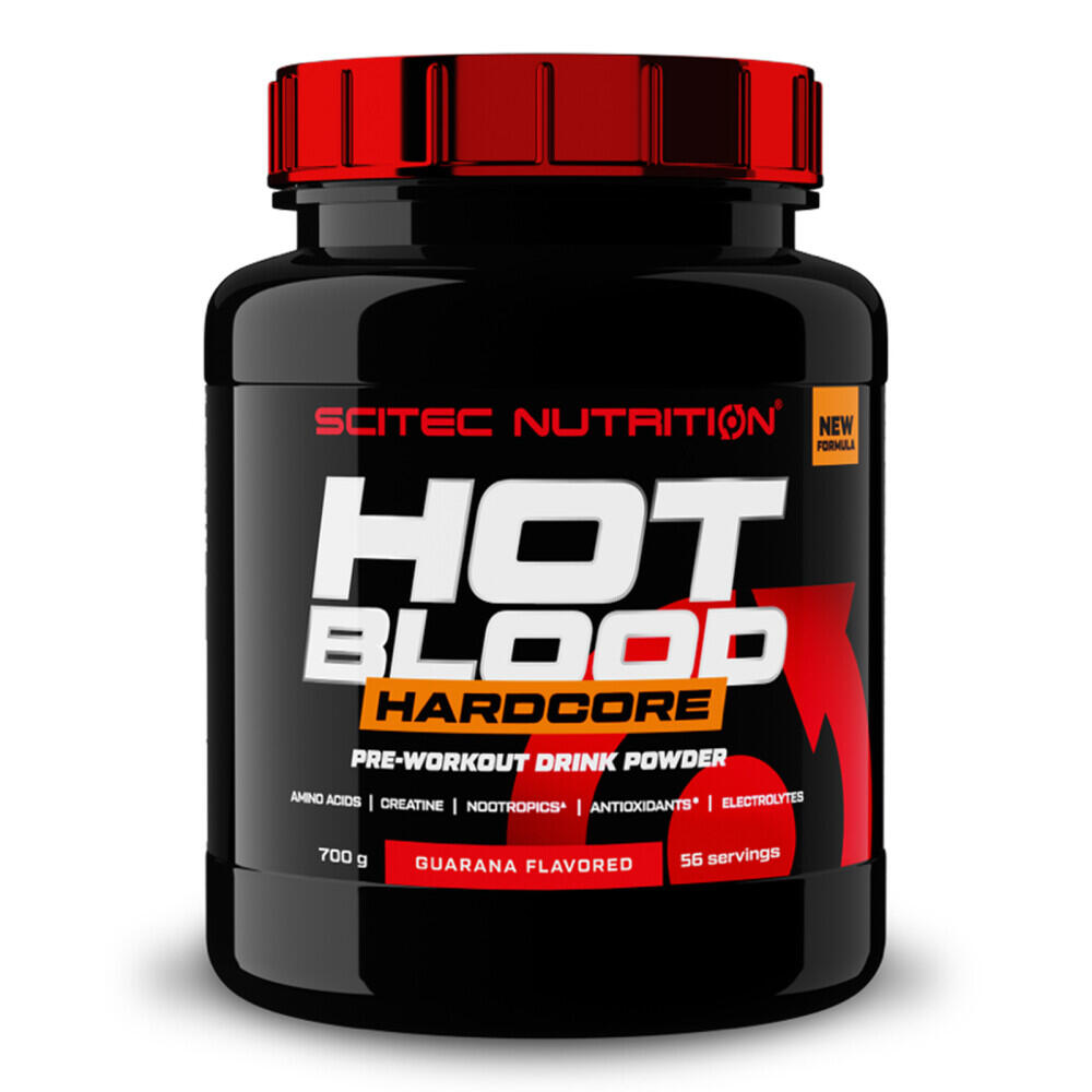 Scitec Nutrition - Pre-workout - Hot Blood Hardcore - Guarana - Pre-workout - 700 G - Decathlon
