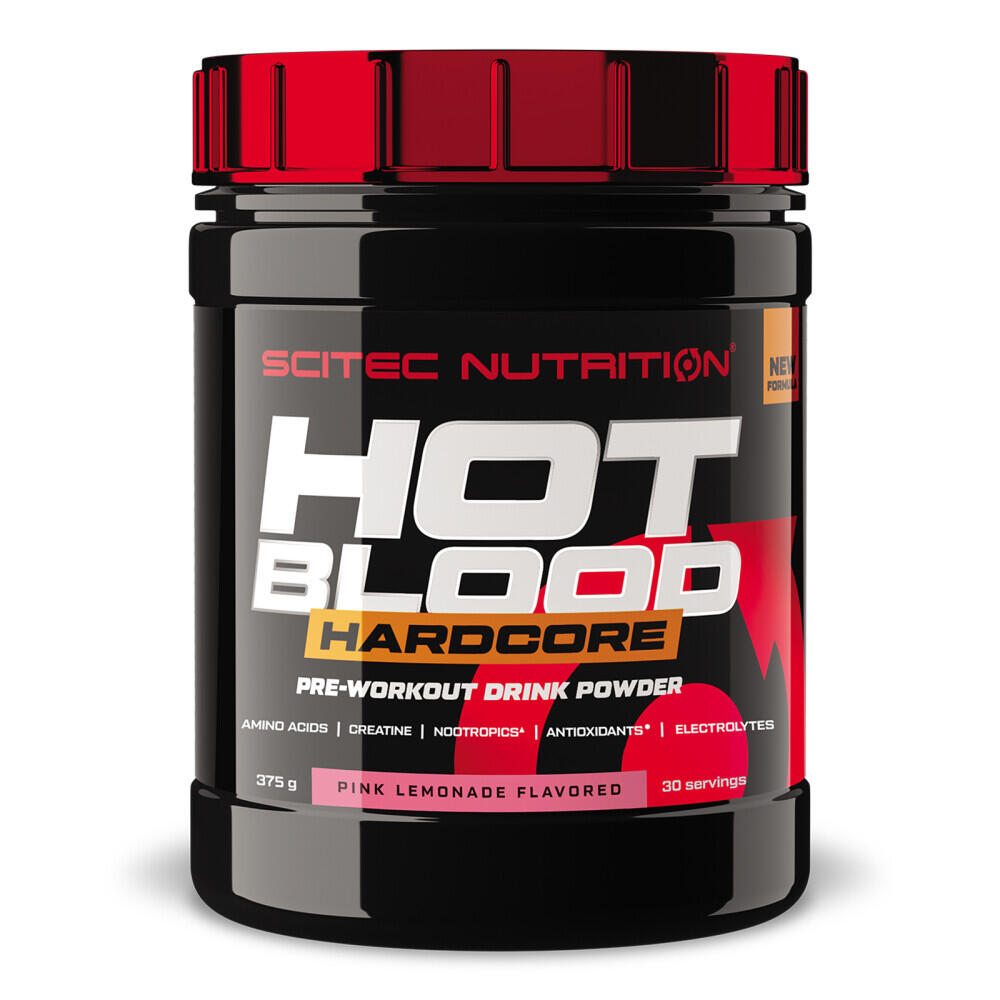 SCITEC NUTRITION Pre-workout - Hot Blood Hardcore - Limonata Rosa