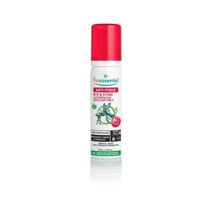 Lait répulsif Waterproof | Moustique zone tropicale | Hydratant | 75 ml