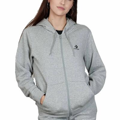 Ritshoodie go-to embroidered star chevron zwart - 10024511-a01