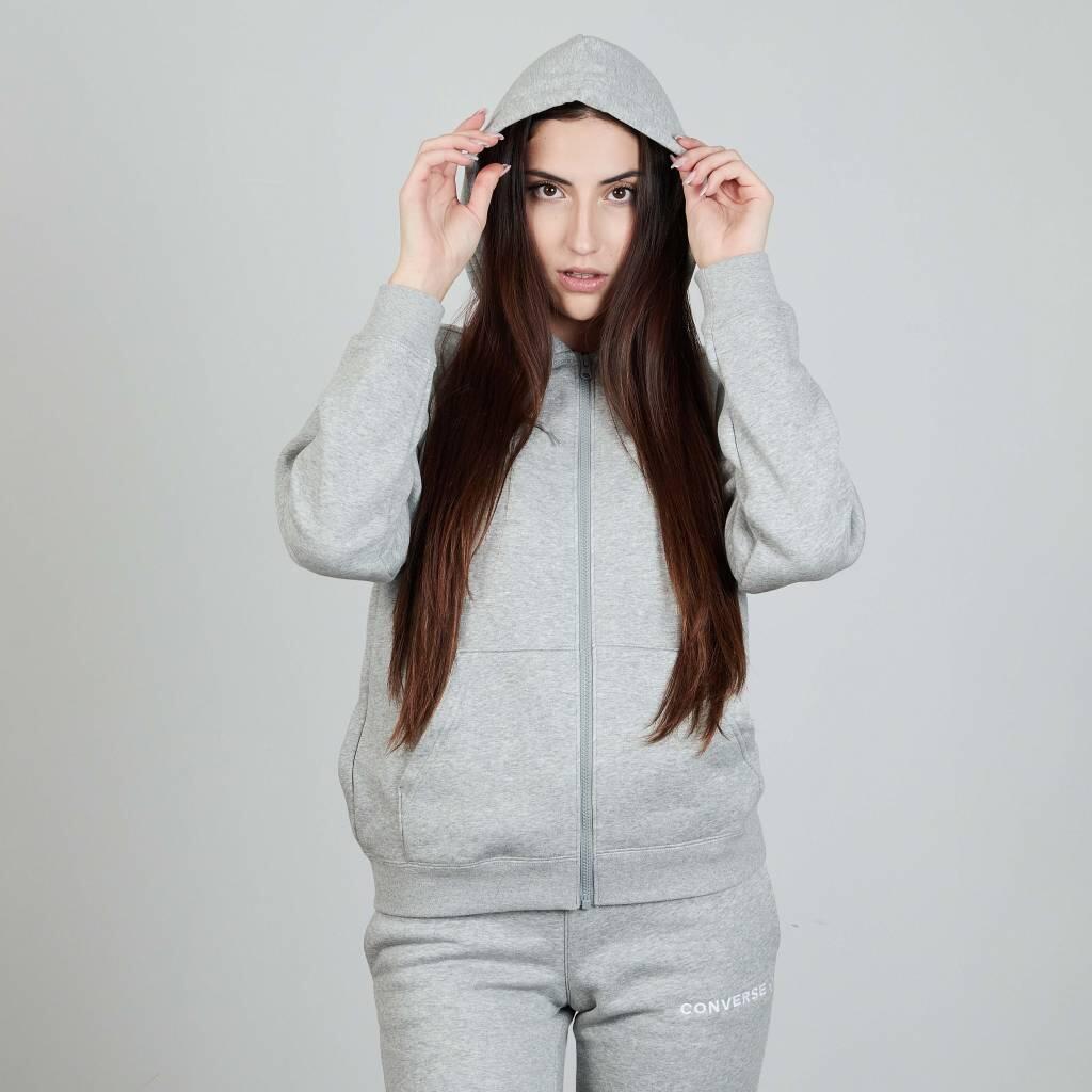 Sweat-shirt Converse Modèle Star Chevron Crew Bb Couleur Gris 2/5