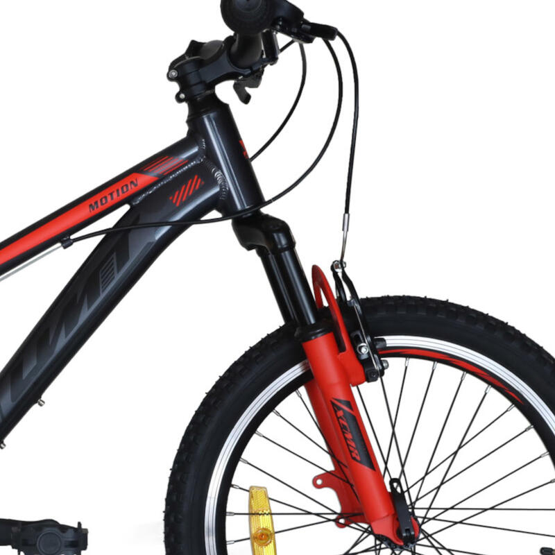 Bicicleta Infantil Aluminio 20” Umit 4Motion Para niños de 5 a 8 años Color Negr