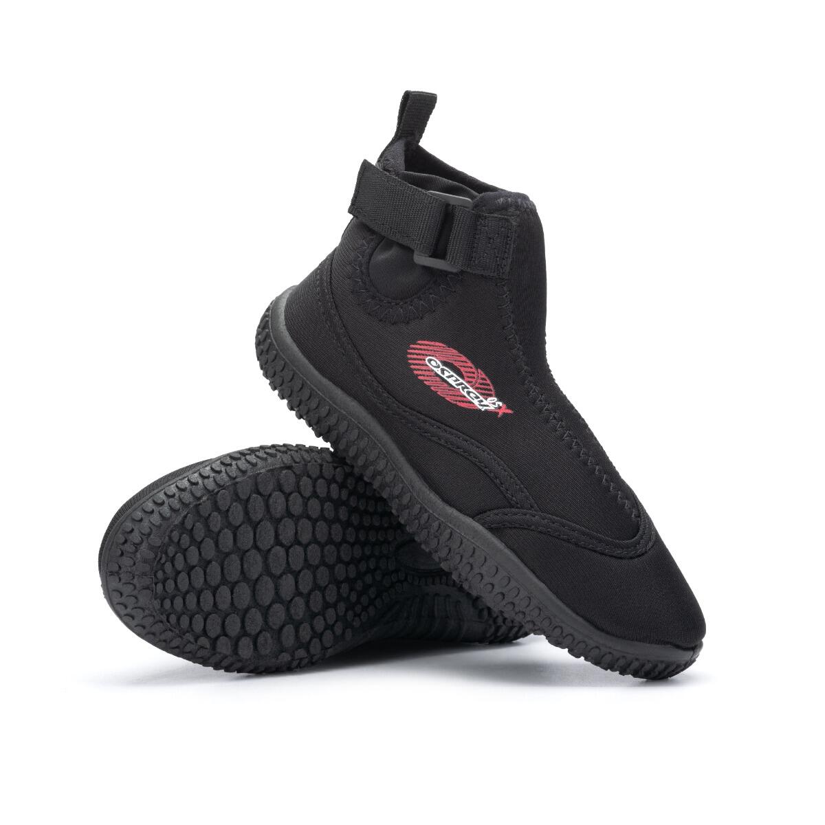 Osprey Wetsuit Shoes for Kids, Junior 2mm Neoprene Boots, Black 1/5