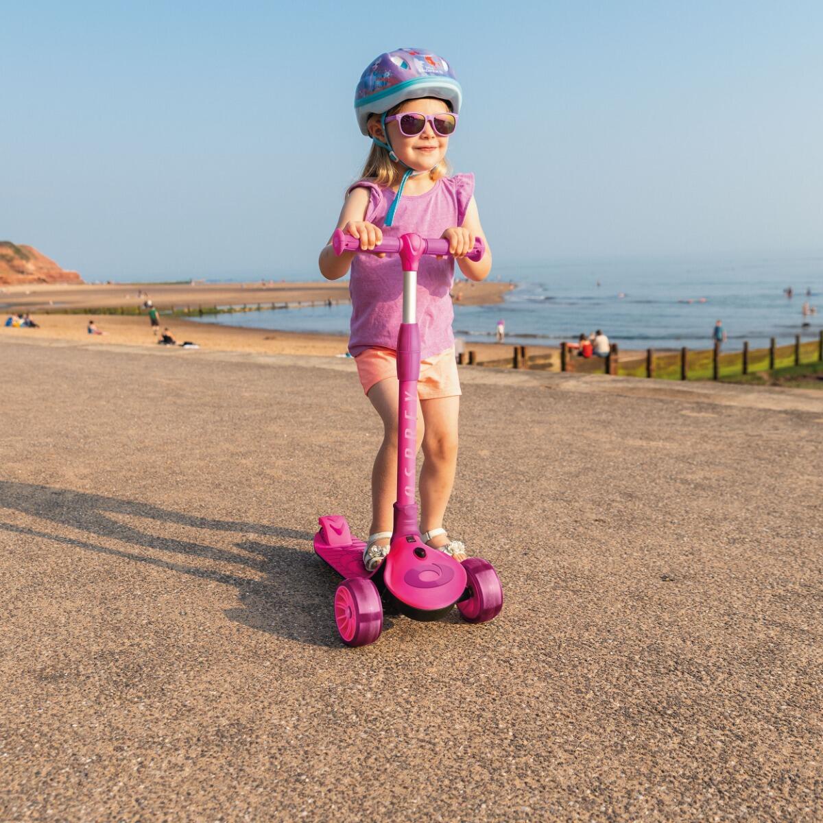 Osprey 3Ride Tri-Scooter, Kids Scooter, Easy Fold, 3 Wheel Kids Scooter 3/6