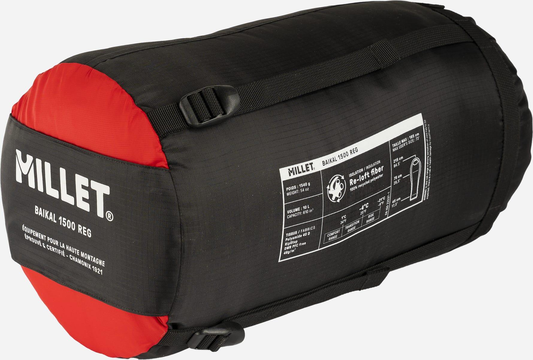 Sacco a pelo Trekking Unisex  BAIKAL 1500 3/4