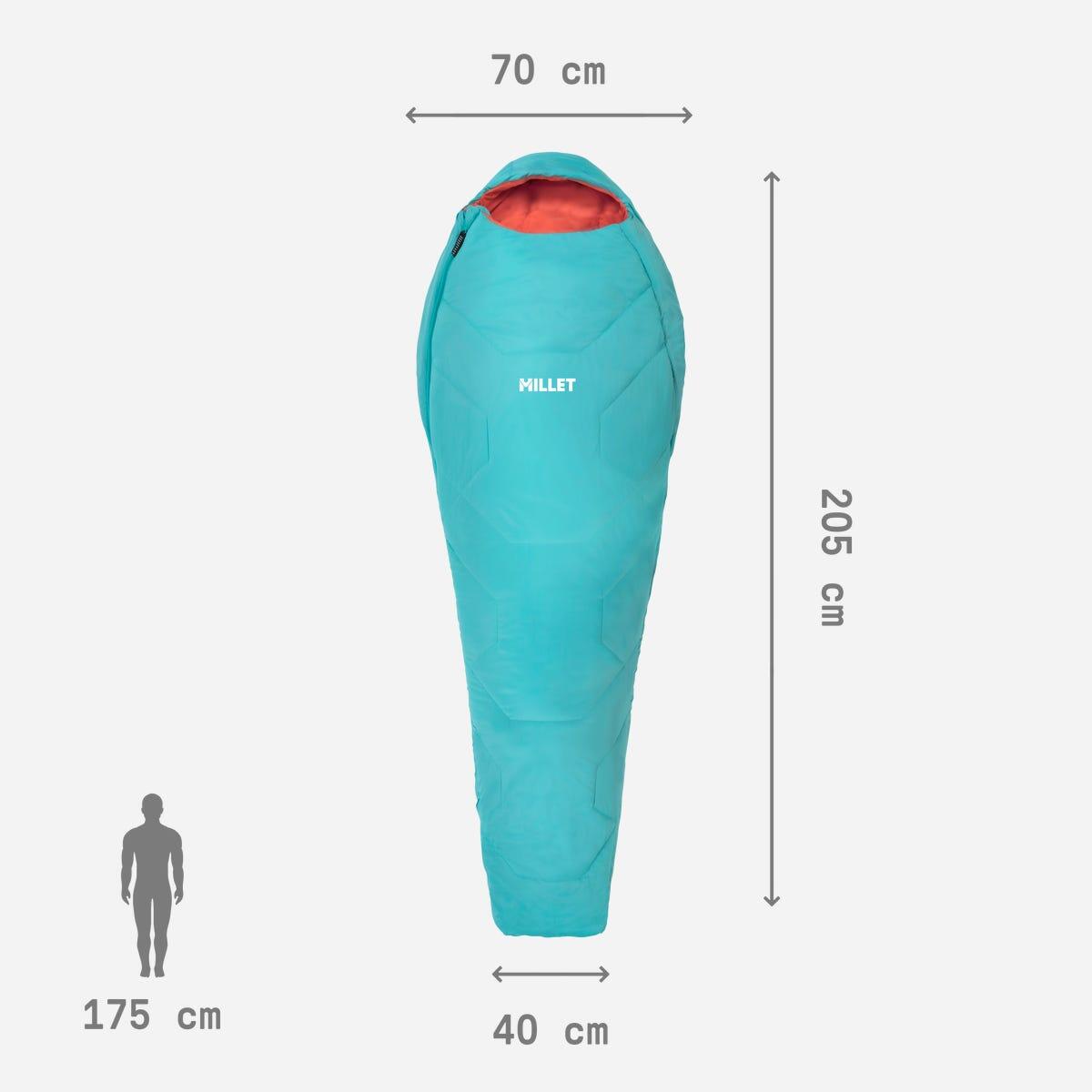 Sac de couchage Randonnée Femme BAIKAL 750 Droit 4/5