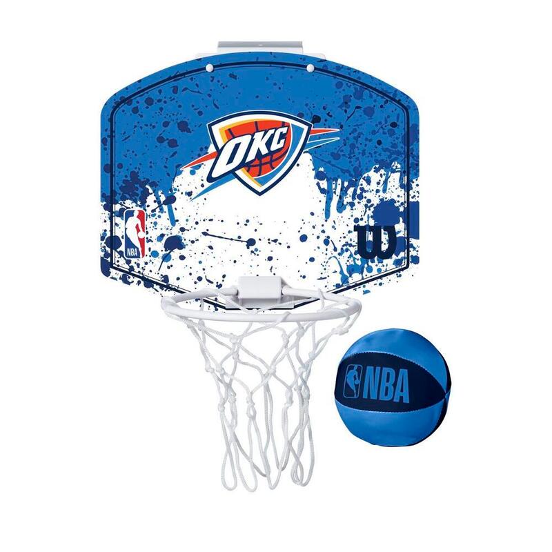 Mini canasta de baloncesto Wilson NBA Oklahoma City Thunder