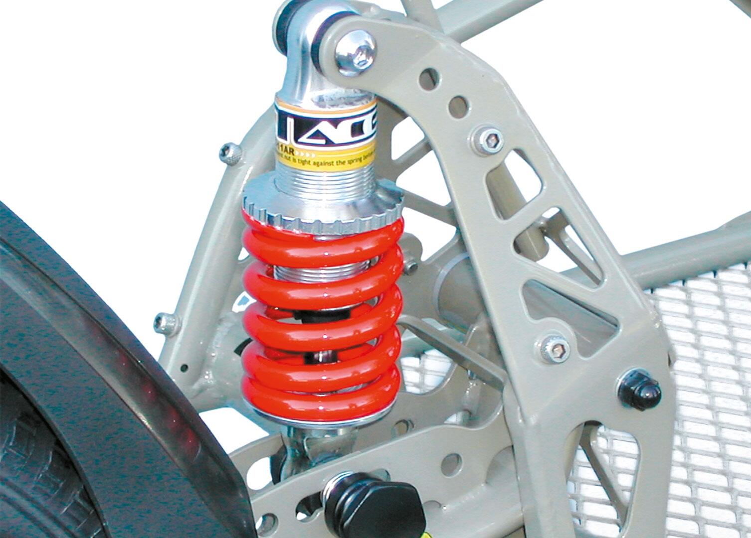 Geveerde laadfietsaanhanger IBEX voor 28-29" fietsen incl. BOB BAG 2/6