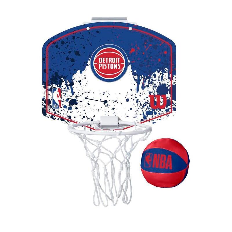 Wilson NBA Mini-Basketballkorb der Detroit Pistons